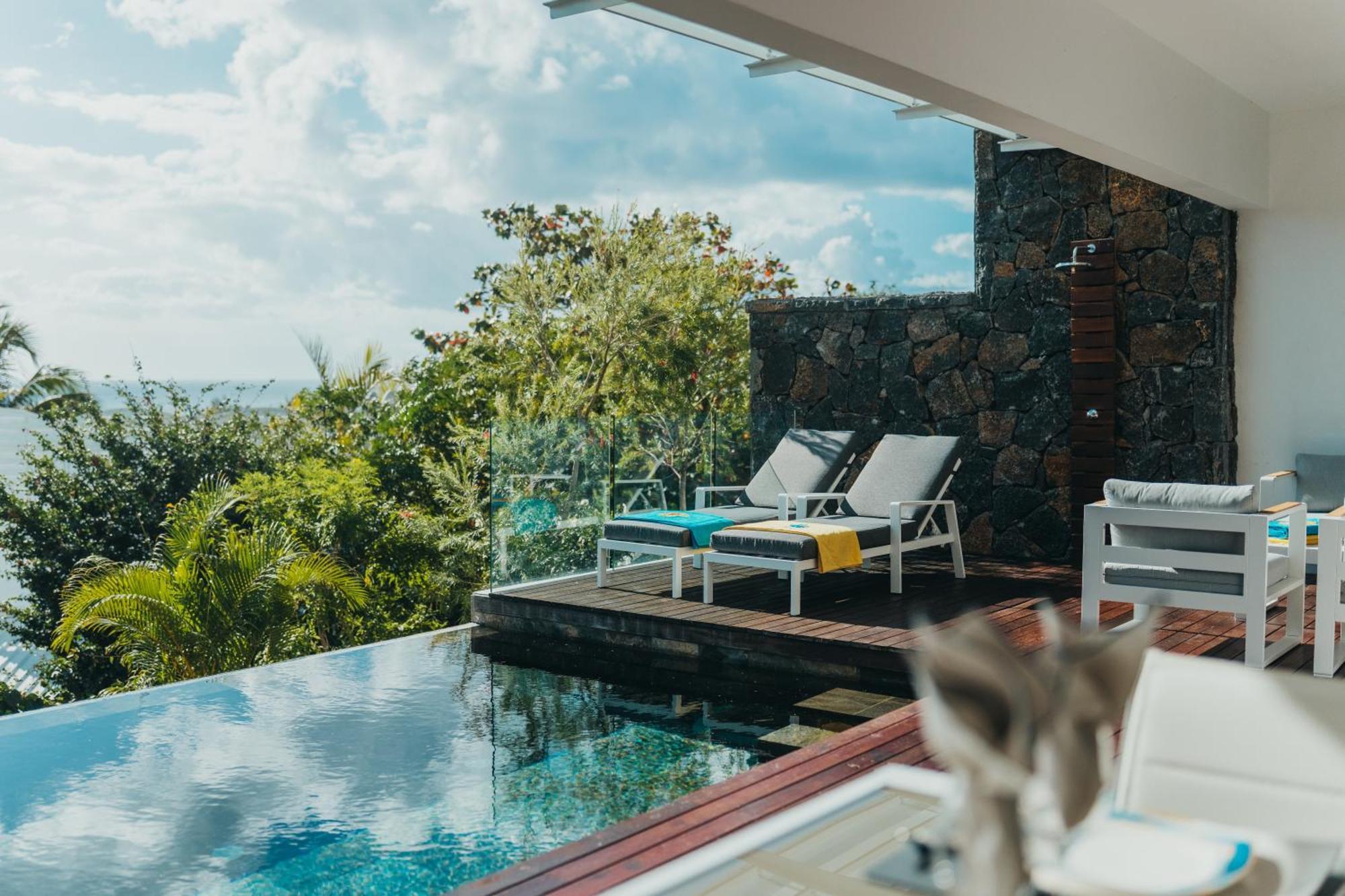 Appartement De Luxe Piscine Et Vue Mer Rivière Noire エクステリア 写真